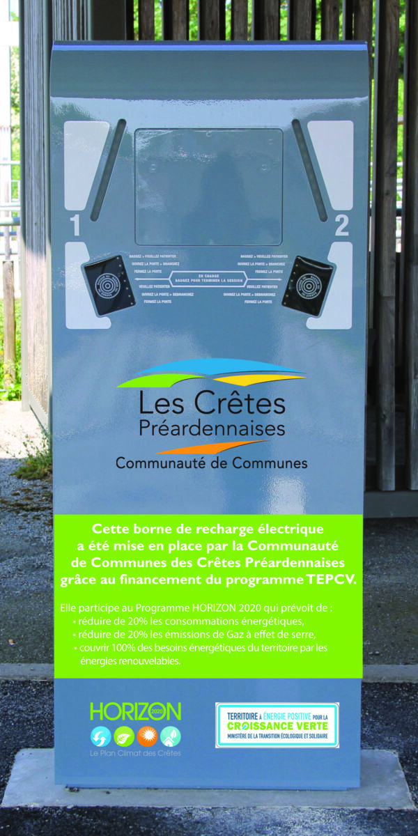 Borne électrique Poix-Terron