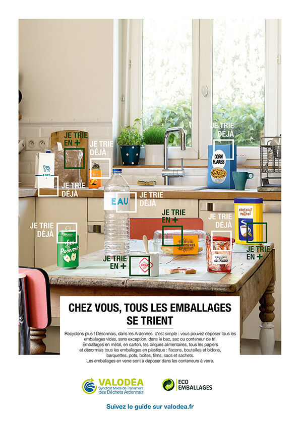 Tri des déchets en cuisine