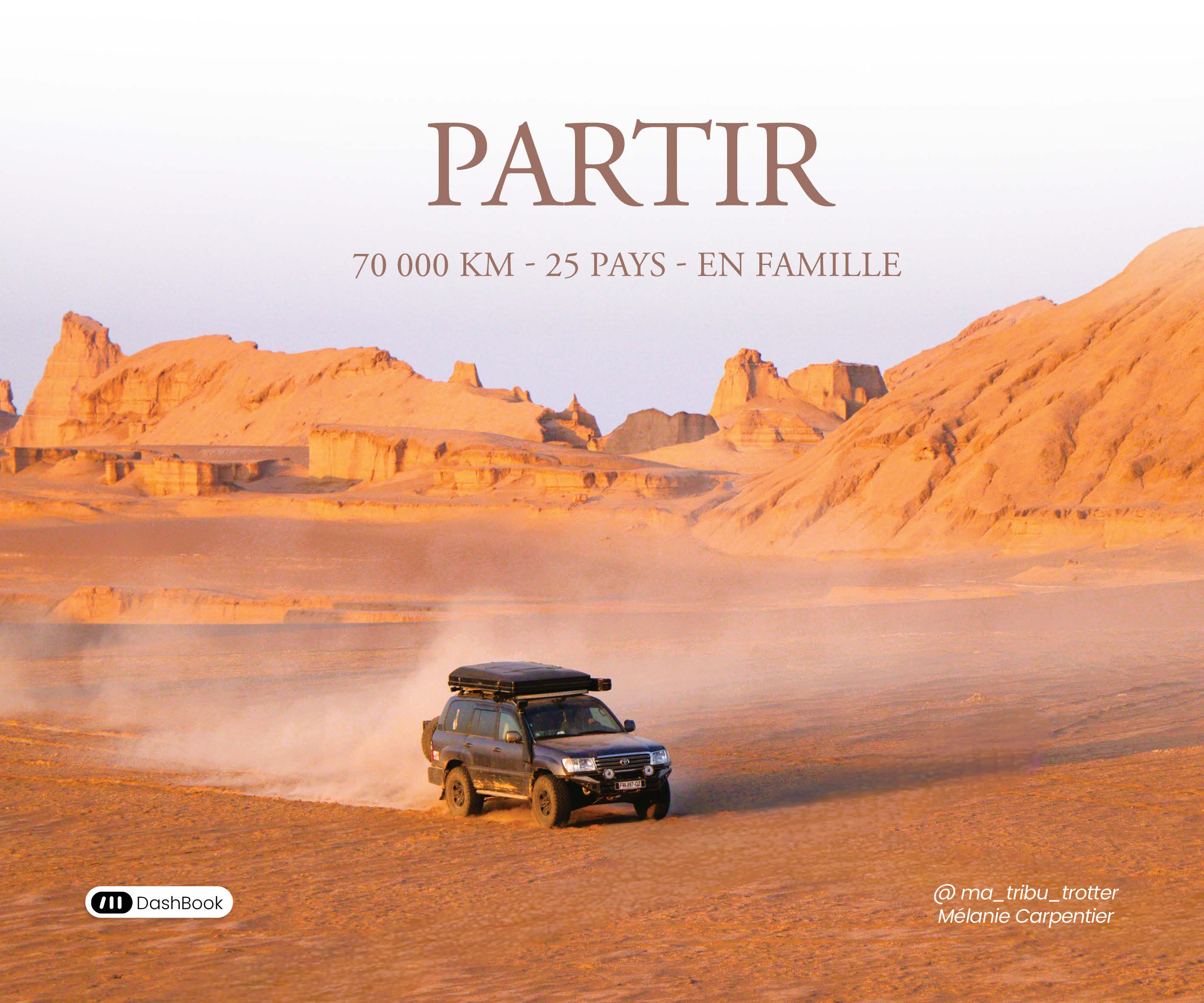 book card cover - Partir