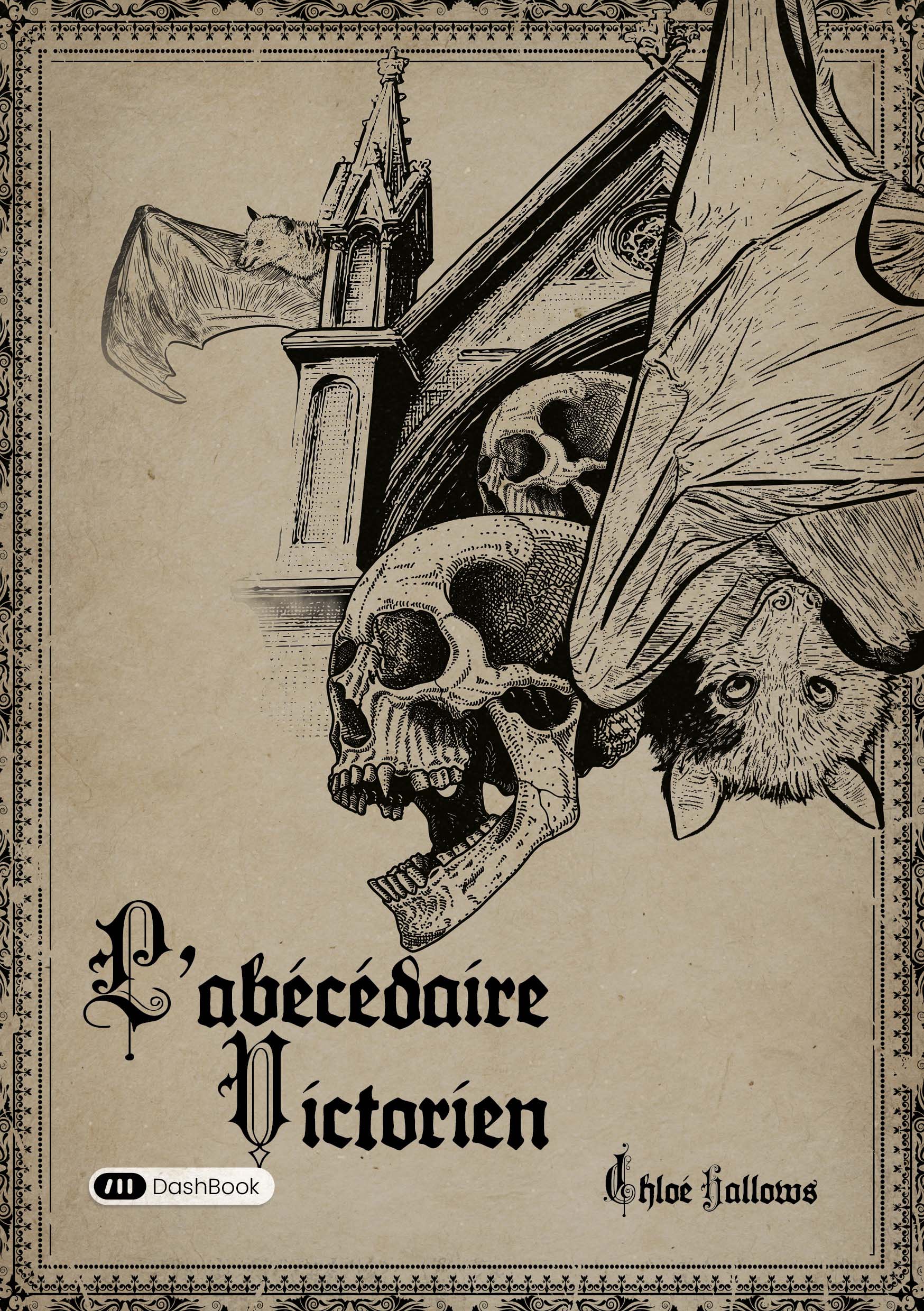book card cover - L'abécédaire Victorien