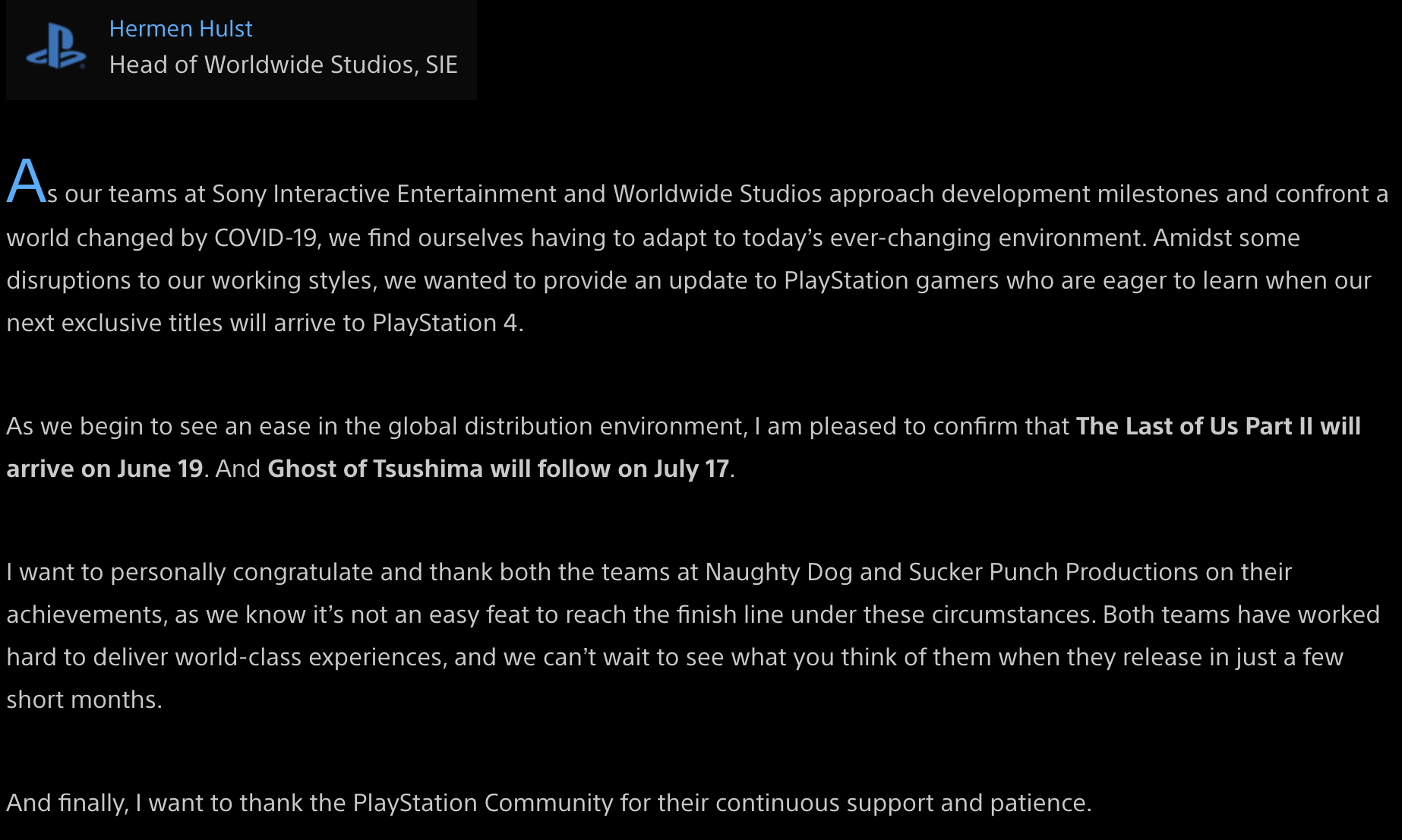 PlayStation Blog
