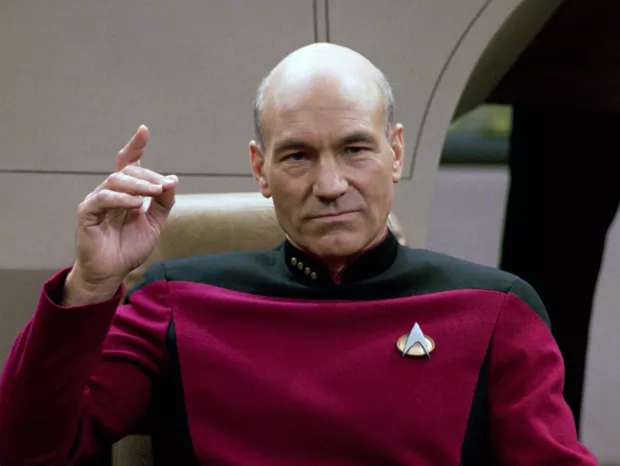 Patrick Stewart en Star Trek