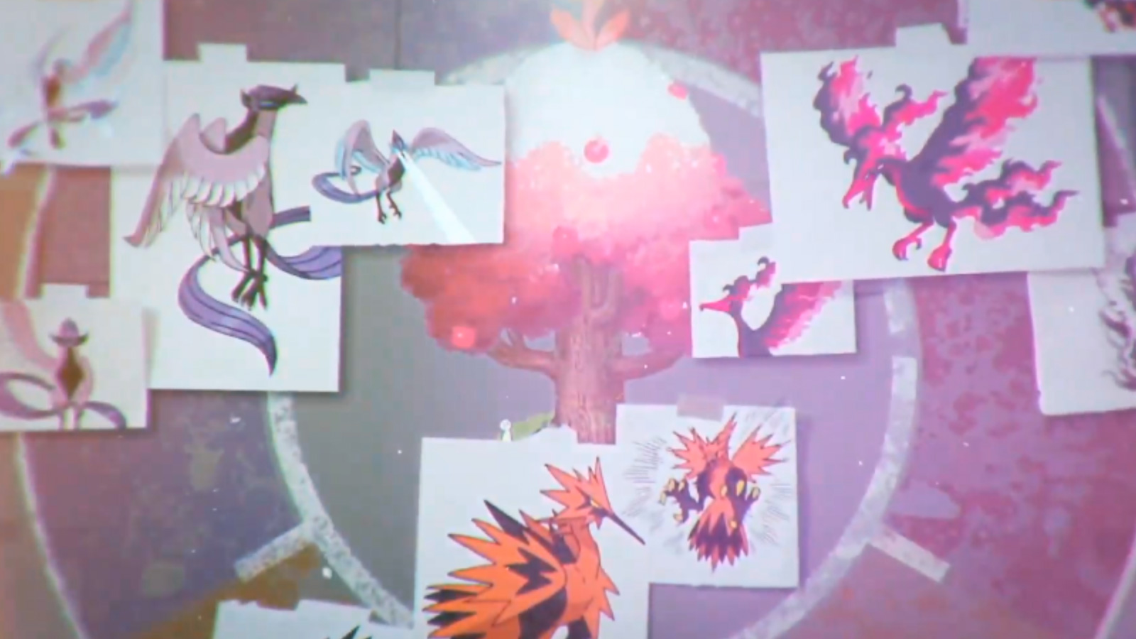 Pájaros legendarios Pokémon Las Nieves de la Corona