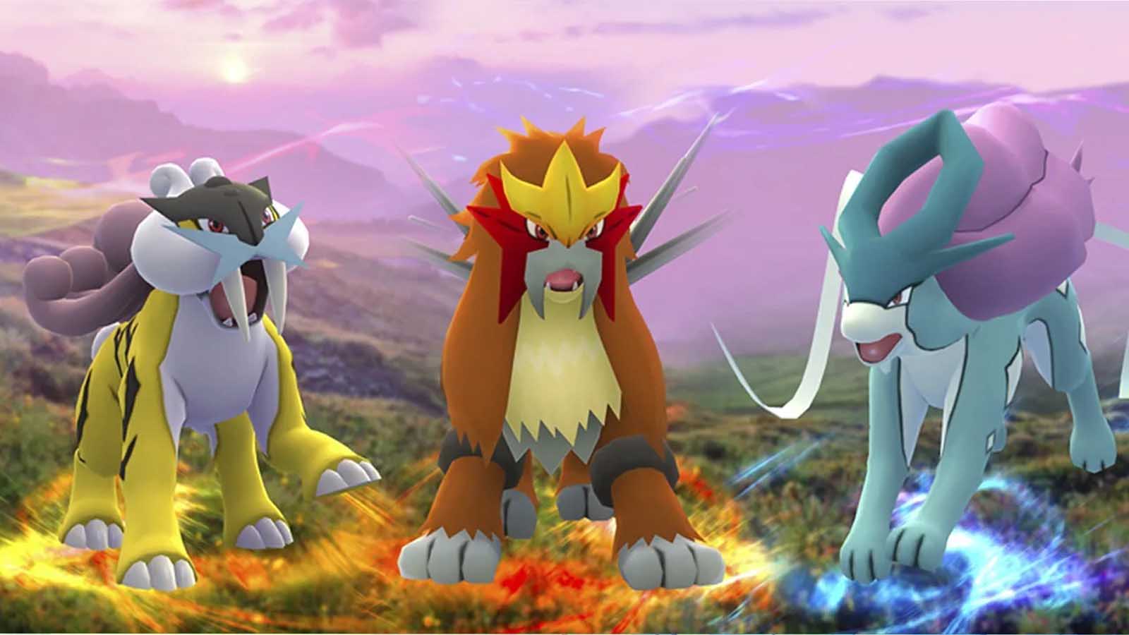 portada raikou entei suicune espada escudo