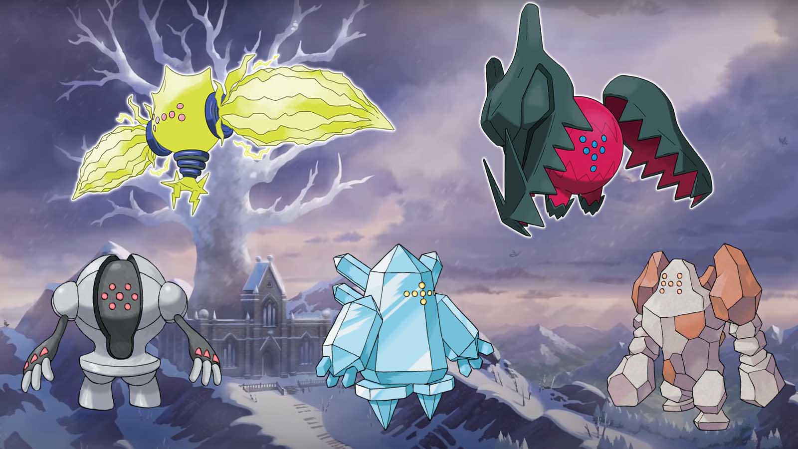 Estos Son Todos Los Pokemon Legendarios De Las Nieves De La Corona Pokémon espada y escudo formas de galar. legendarios de las nieves de la corona