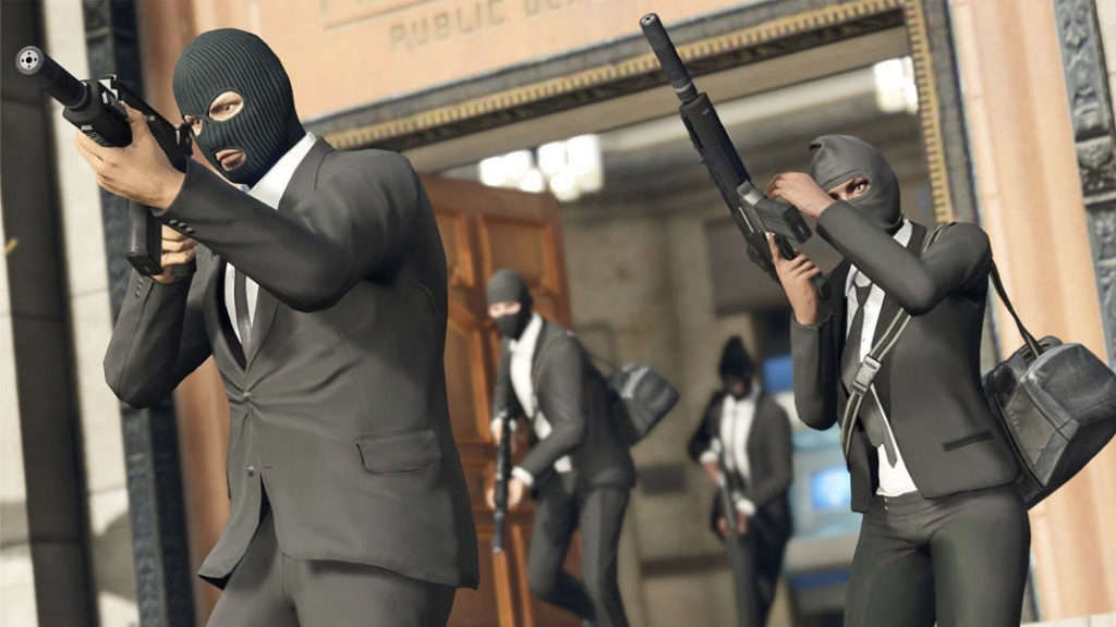 personajes de GTA Online pacific standar