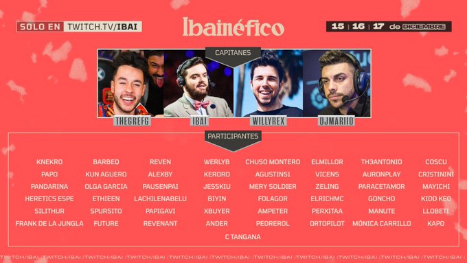Participantes Ibainéfico