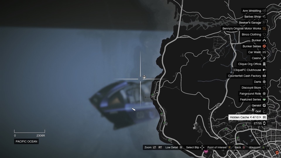 Tesoros ocultos en GTA Online