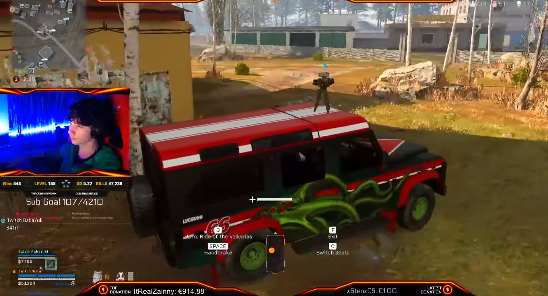 Stream de warzone récord dúo