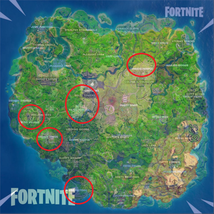 Mapa Fortnite fusionado