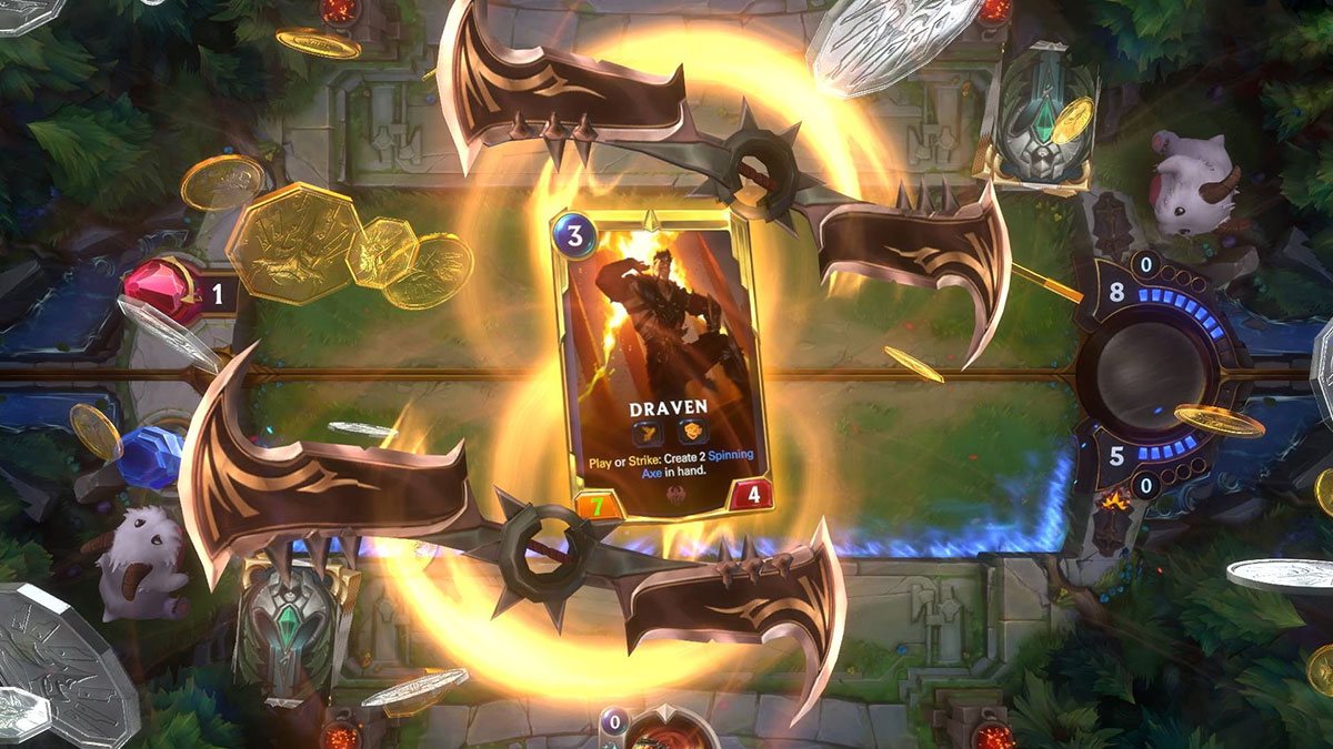 Animation de Draven dans Legends of Runeterra