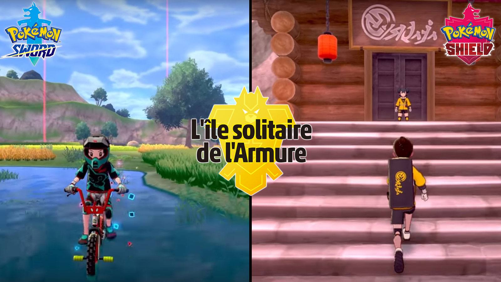 La carte de l'île solitaire de l'Armure dans Pokémon Épée et Bouclier a