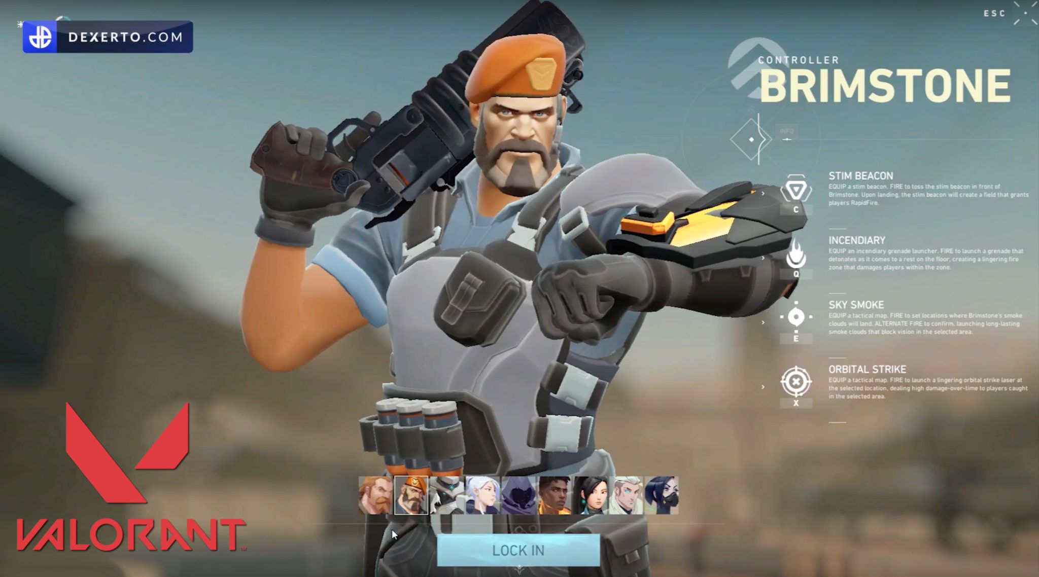 Valorant Brimstone Riot Games Dexerto