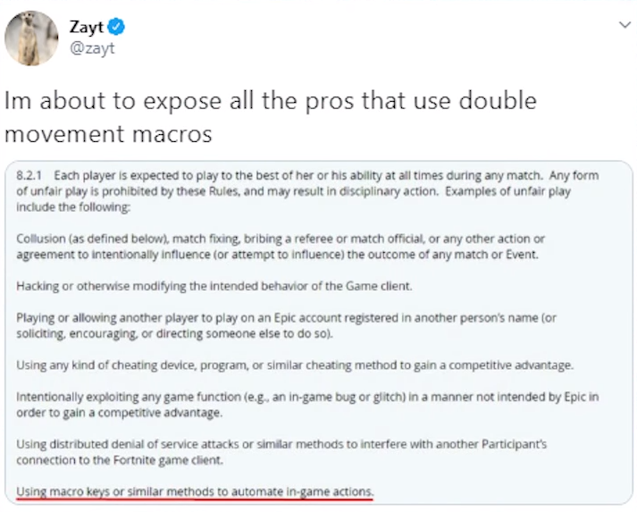 Zayt Accuse Tfue De Tricheur Sur Fortnite A Cause Des Macros Dexerto Fr