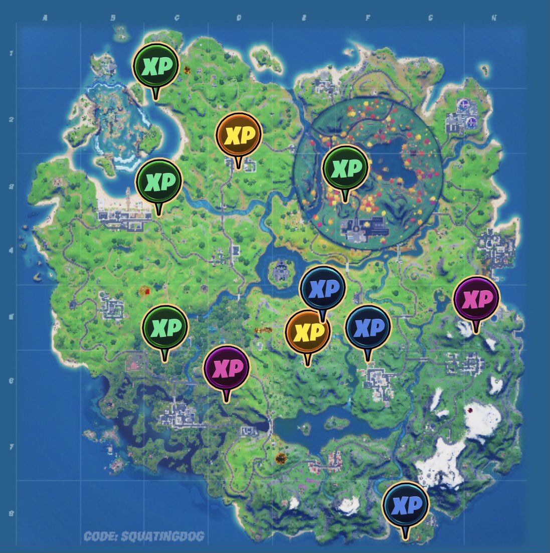 Comment Gagner Des Pieces Sur Fortnite Où trouver les pièces d'XP Fortnite de la Semaine 10 Saison 4 - Dexerto.fr