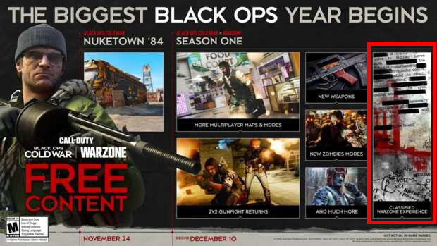 Roadmap de Black Ops Cold War