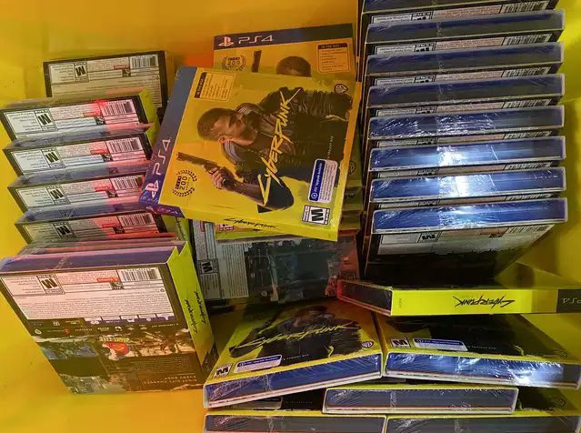 Copies physiques de Cyberpunk 2077