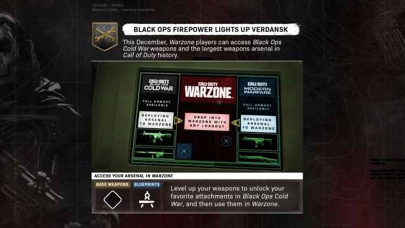 CoD BOCW Warzone armes système