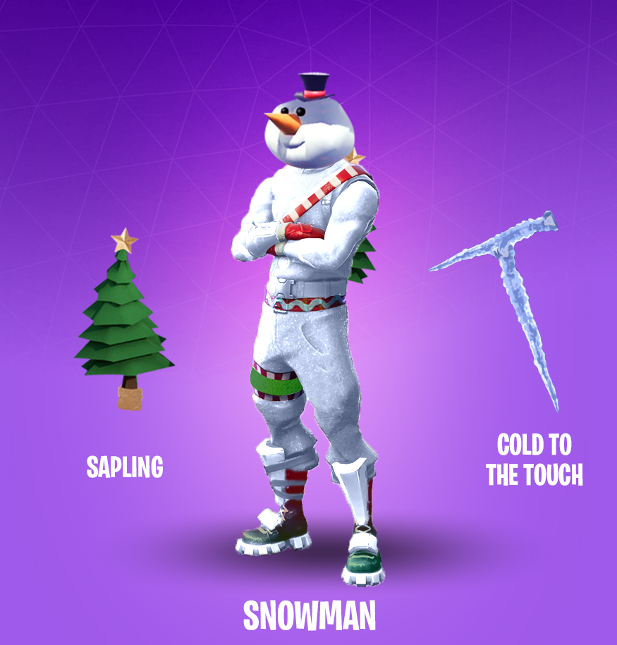 Ce skin "bonhomme de neige" serait la tenue de Noël parfaite Concept