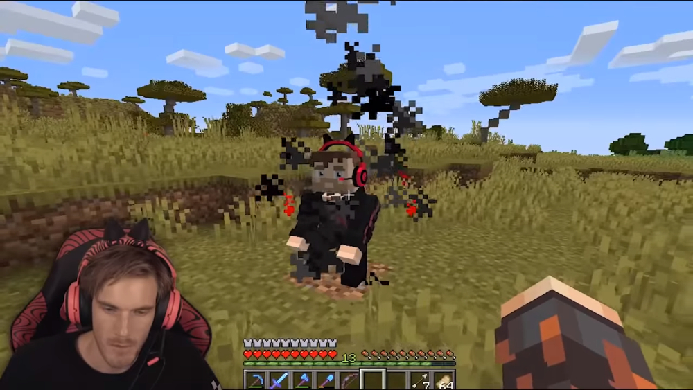 Comment Voler Avec Des élytres Dans Minecraft PewDiePie a découvert un objet qui rend Minecraft "10 fois mieux