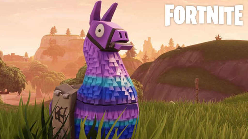 Fortnite Lamas coucher de soleil Epic Games