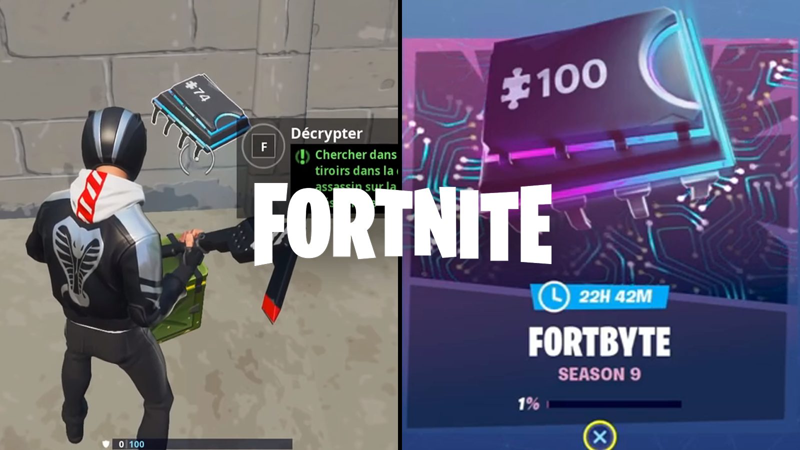 Solution Defi Fortnite Decryptage 74 Chercher Dans Un Meuble A Tiroirs Dans La Cave D Un Assassin Sur La Cote Desertique Dexerto Fr