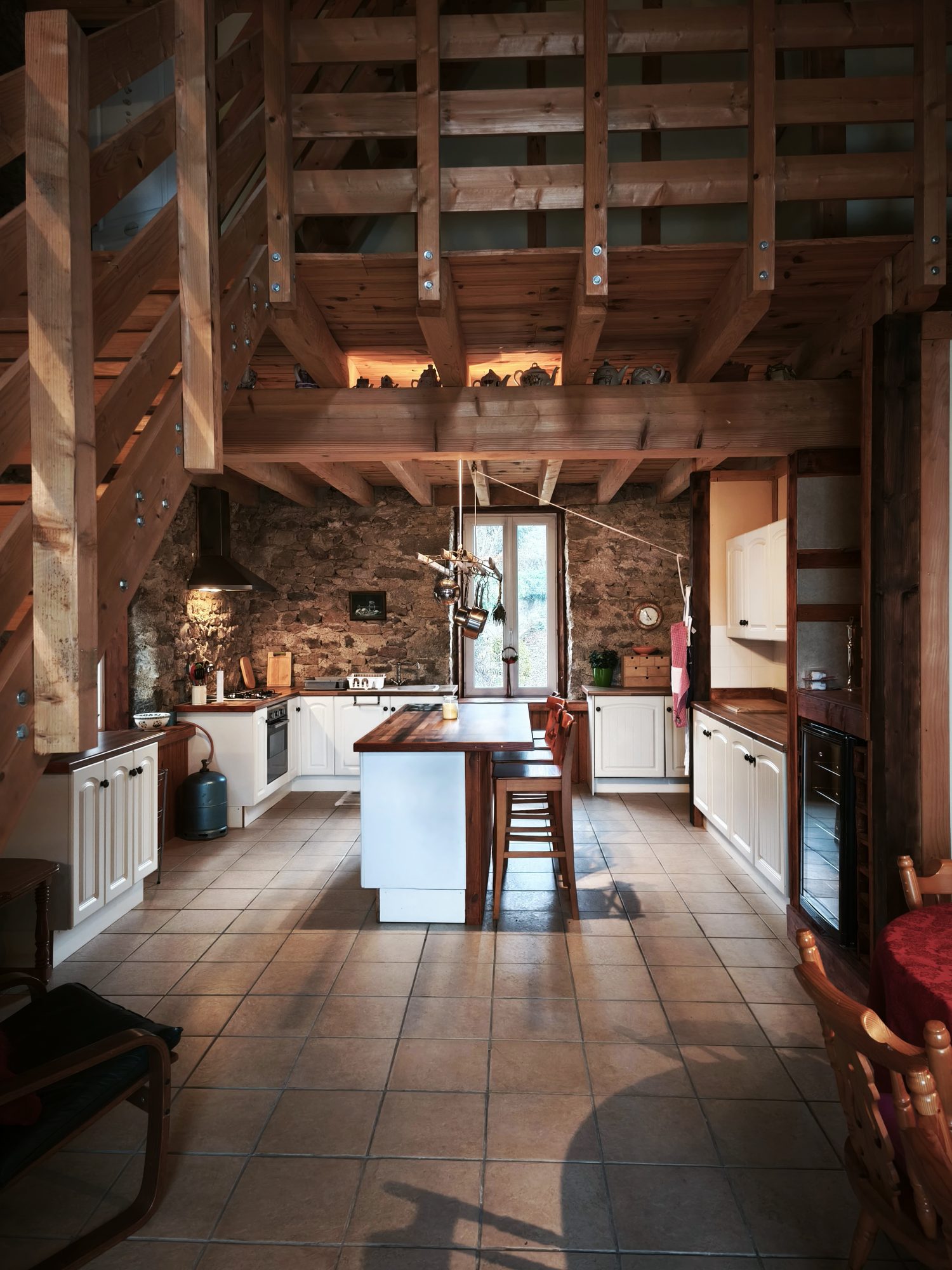 Maison  de campagne en pierre avec jardin de 500 m2