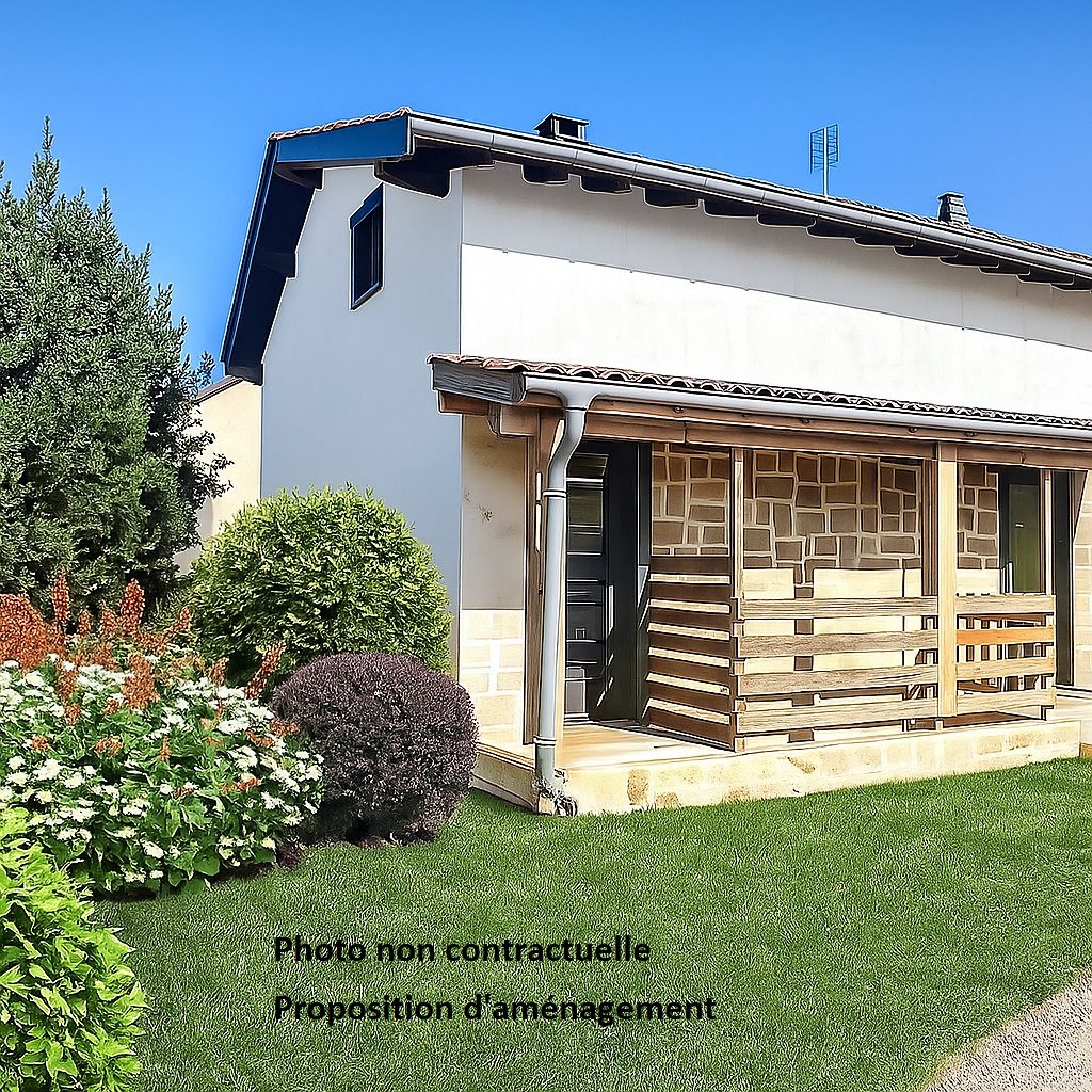 Maison 3 chambres - terrasse- extérieur utilisé en parking Saint-Lager 69220