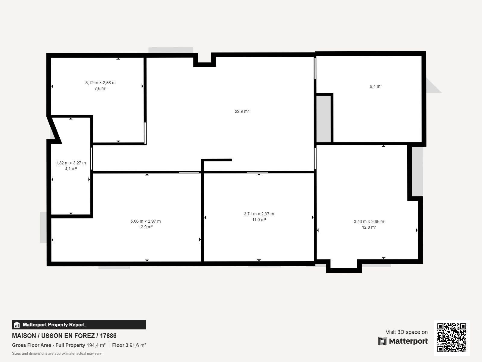 Ferme à rénover sur 1 hectares 5 de terrain constructible Usson-en-Forez 42550