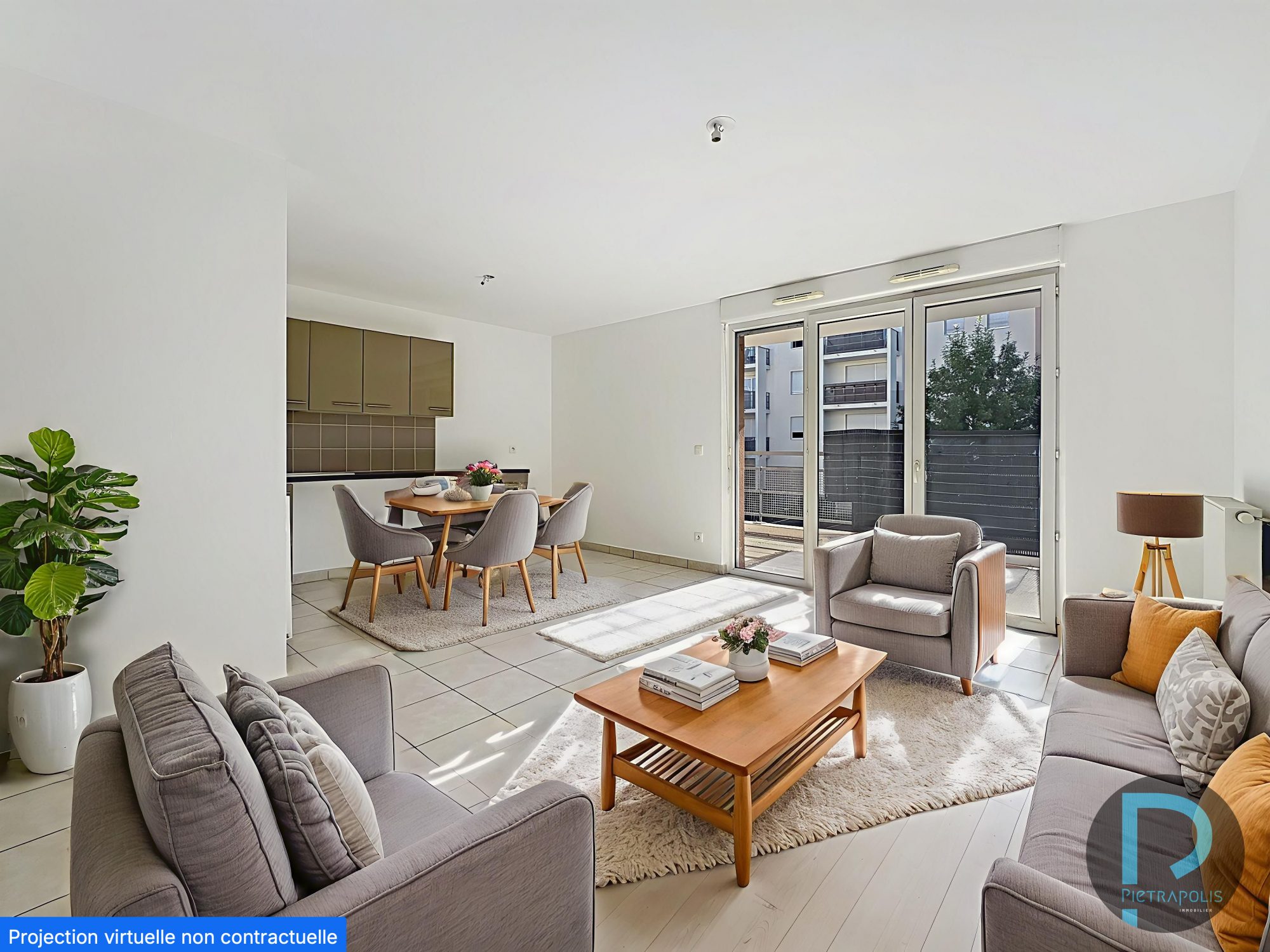 APPARTEMENT T3 LUMINEUX AVEC BALCON - BOURGOIN-JALLIEU