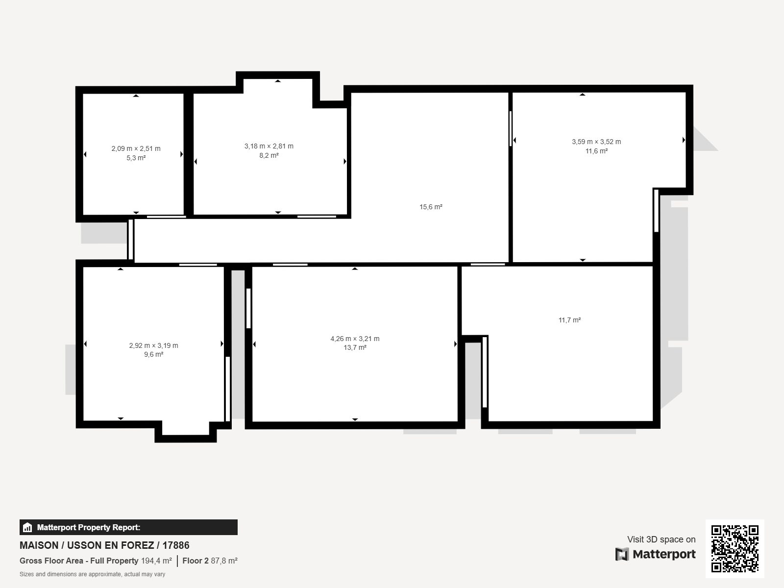 Ferme à rénover sur 1 hectares 5 de terrain constructible Usson-en-Forez 42550