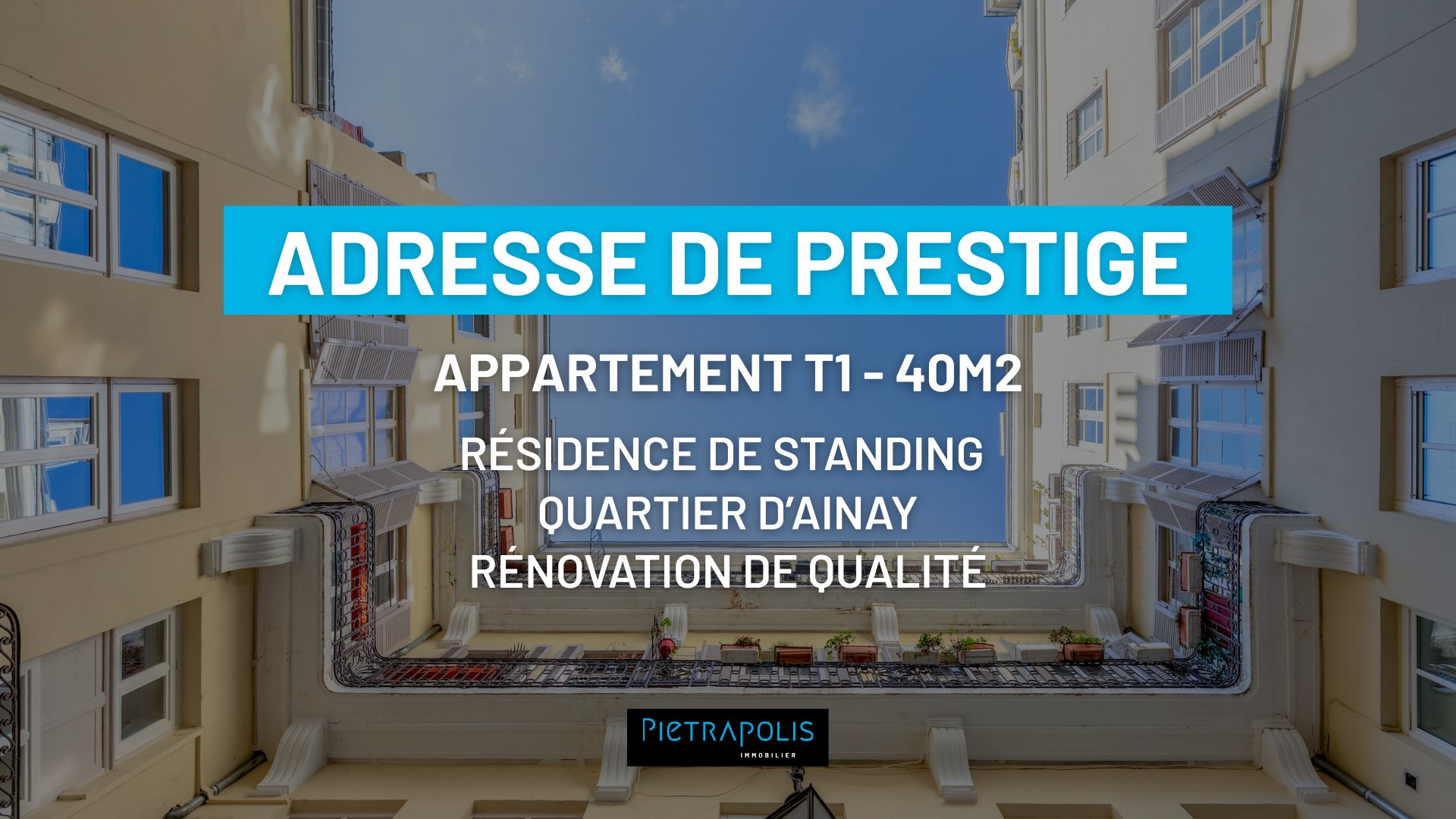 APPARTEMENT T1/2 DE PRESTIGE