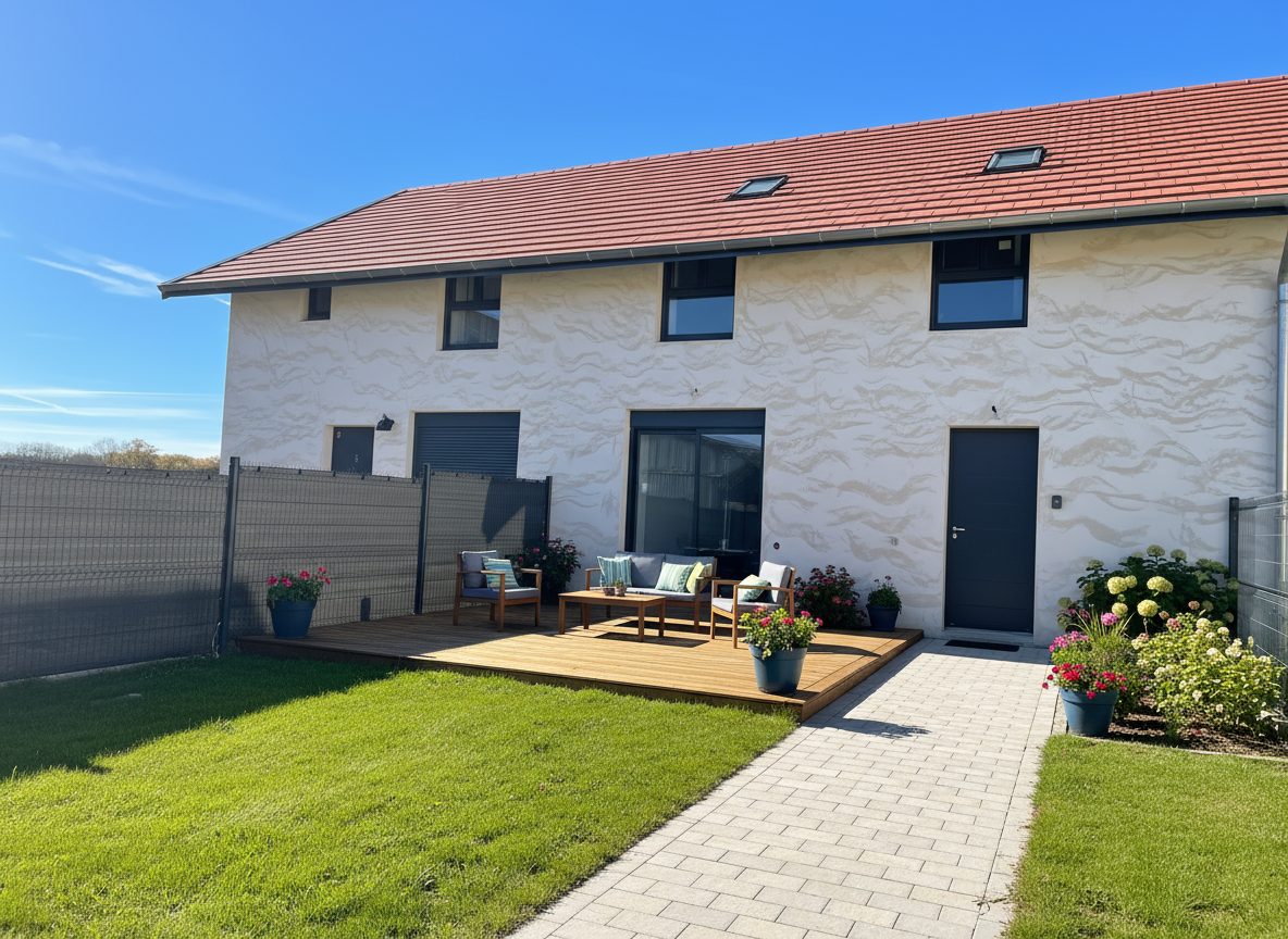 Maison DUPLEX  refaite à neuf - 100 m² - 3 chambres - avec jardin