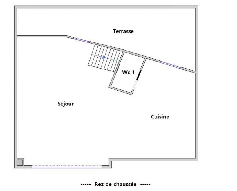 SUR LES HAUTEURS DE GENAY - AU CALME - APPARTEMENT T3 DUPLEX ENTIEREMENT RENOVE AVEC 2 PLACES DE PARKING ET 2 TERRASSES -DANS RESIDENCE FERMEE Genay 69730