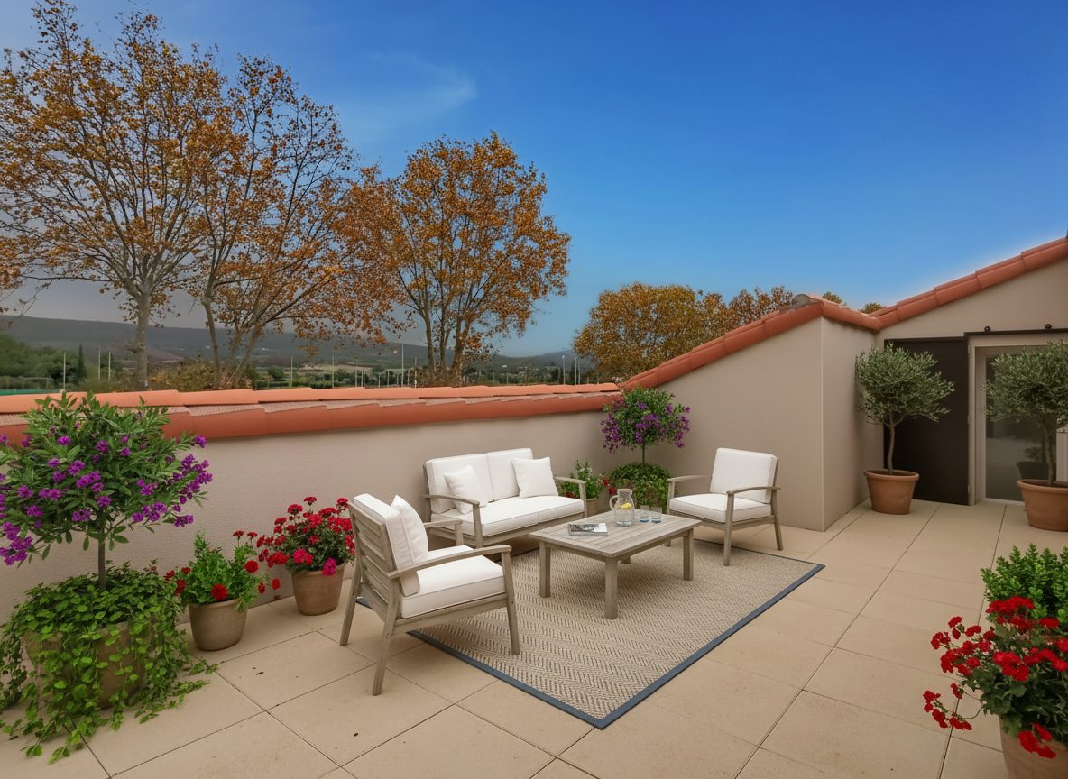 MIREVAL: Appartement T3 60.10m², Tropézienne, Ascenseur, 2 parkings privatifs