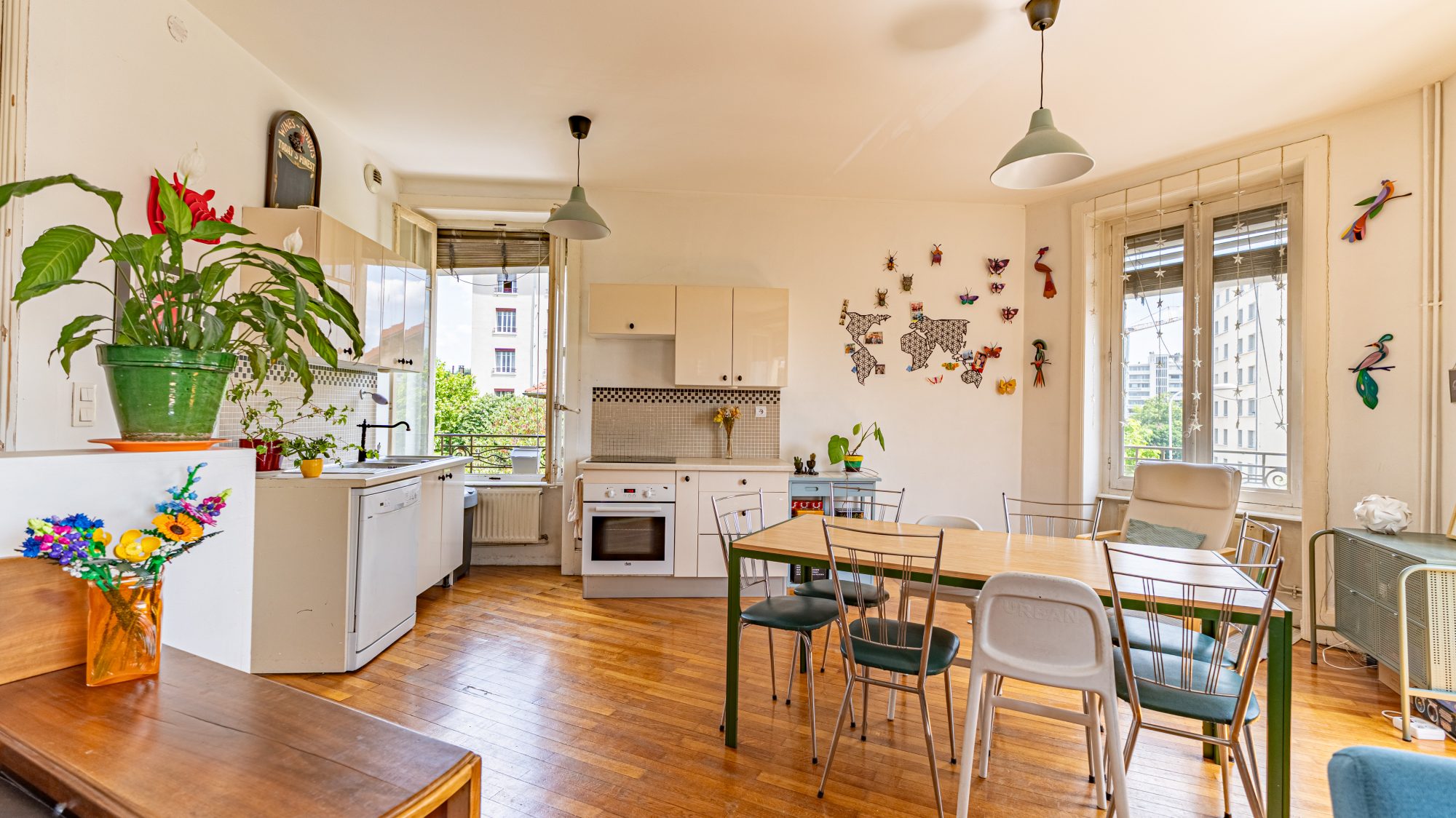 Bel appartement T4 secteur Montchat Lyon 69003