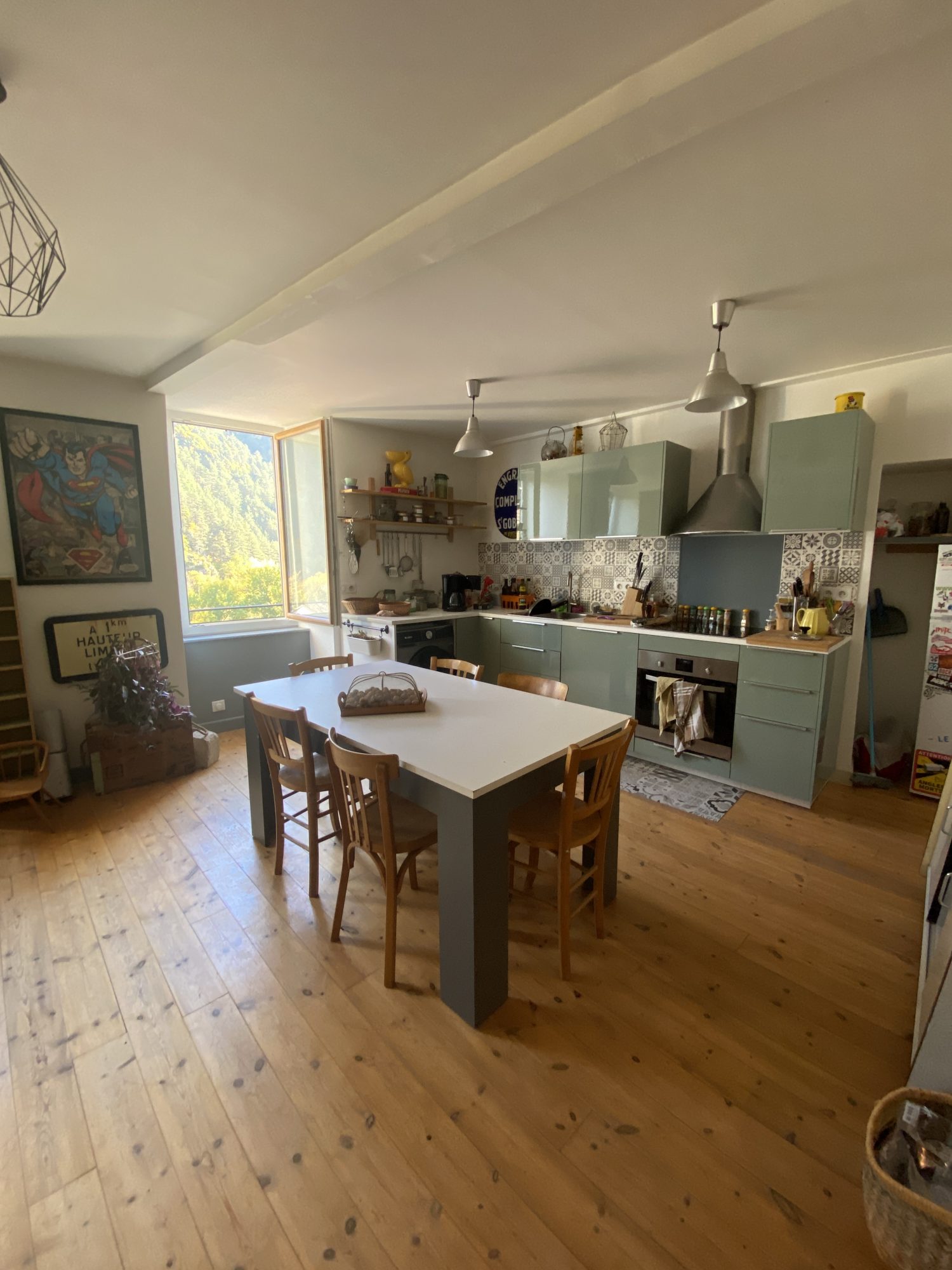 Appartement + studio