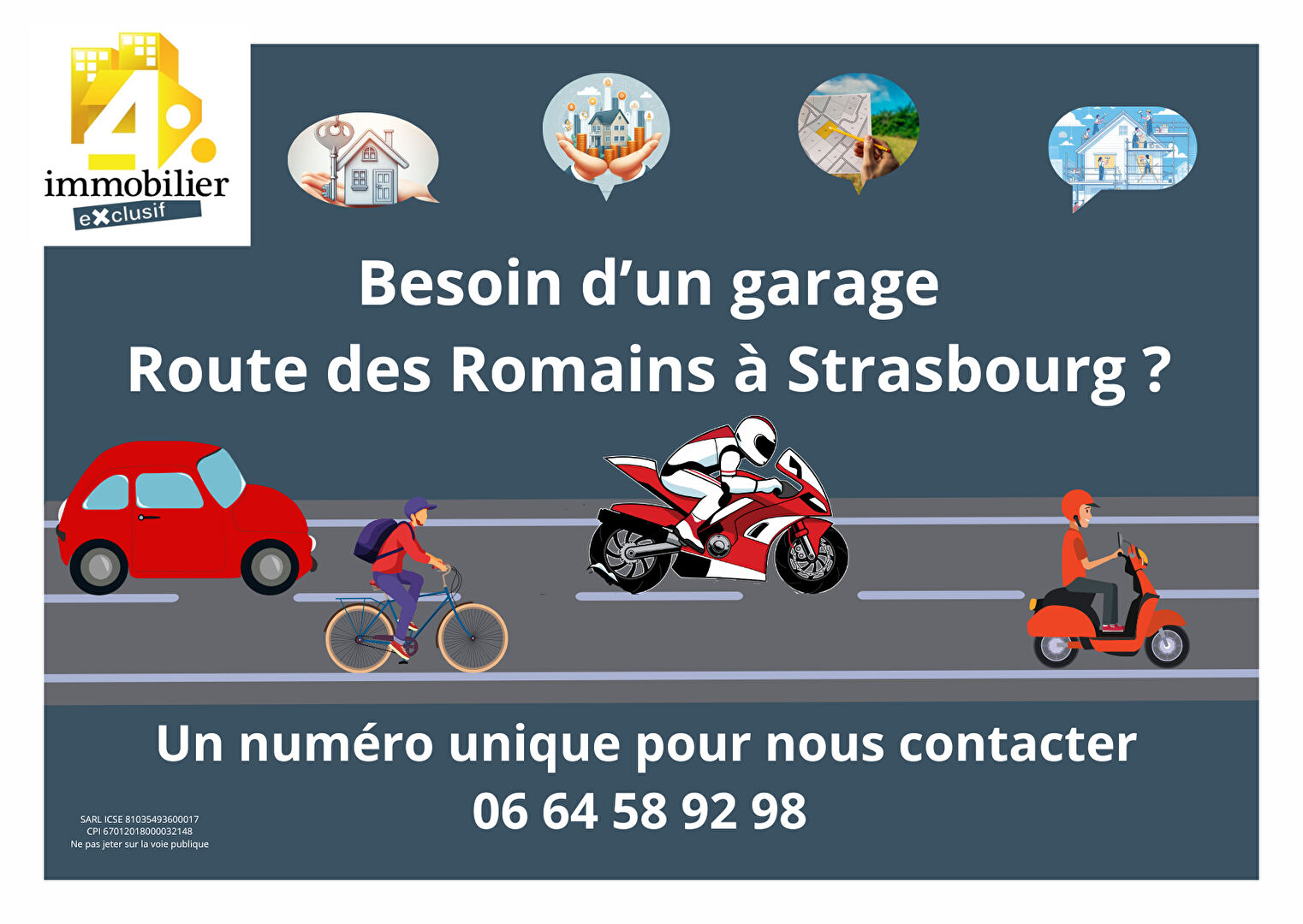 À vendre - Garage Fermé