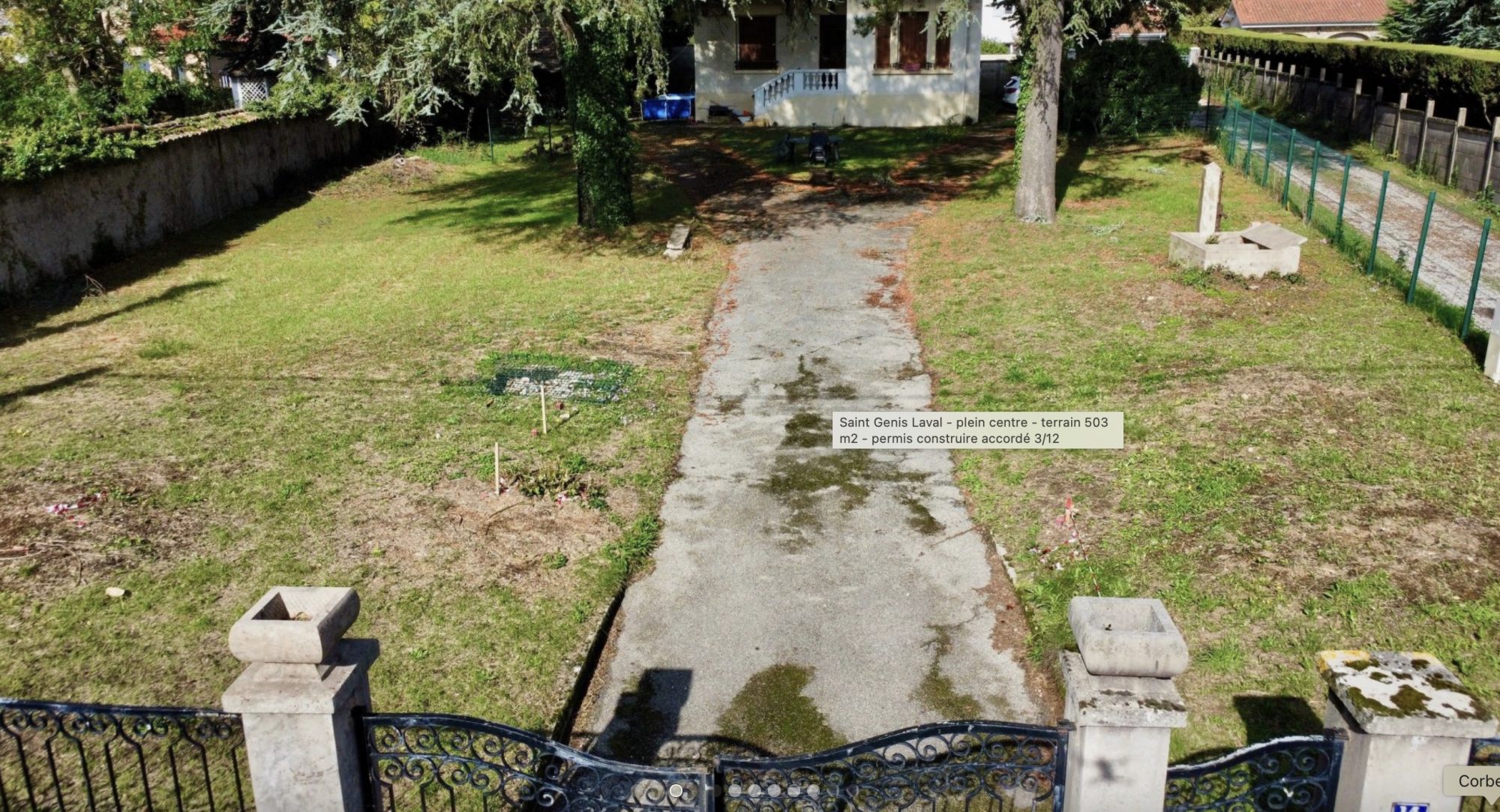 Terrain plat constructible - 500 m² Saint-Genis-Laval 69230