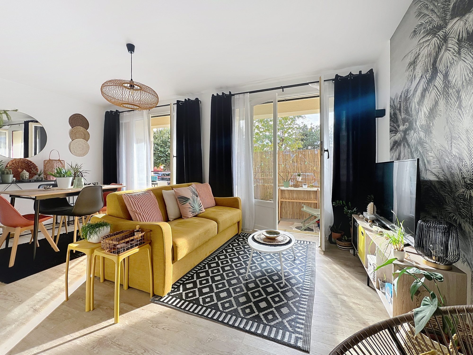 Bel appartement de type T3 avec balcon et place de stationnement