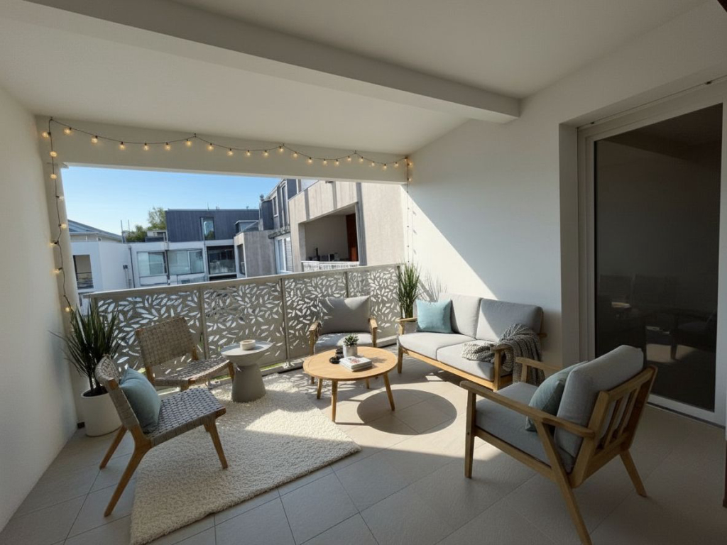 Appartement T2 avant dernier étage, terrasse couverte et parking dans une résidence sécurisée à SAINT ESPRIT BAYONNE