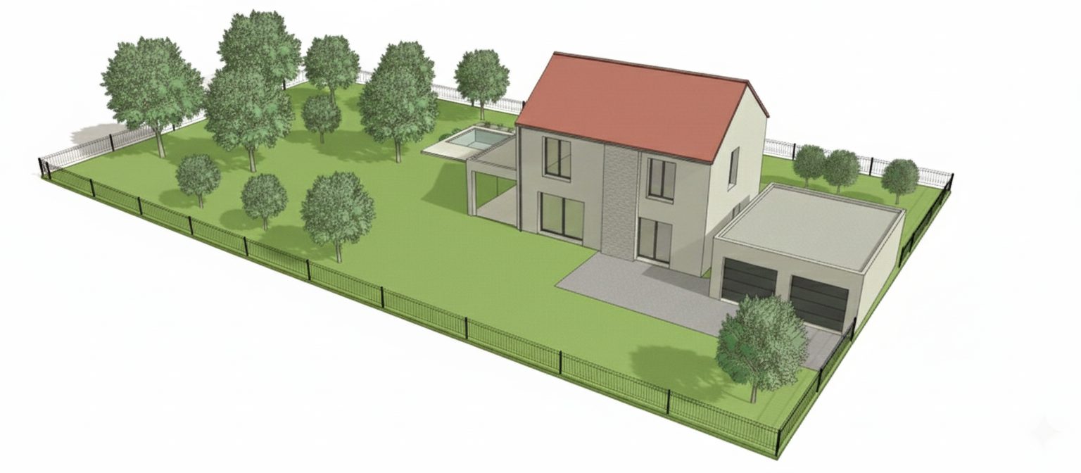 Terrain de 512 m² au coeur des vergers Irigny 69540