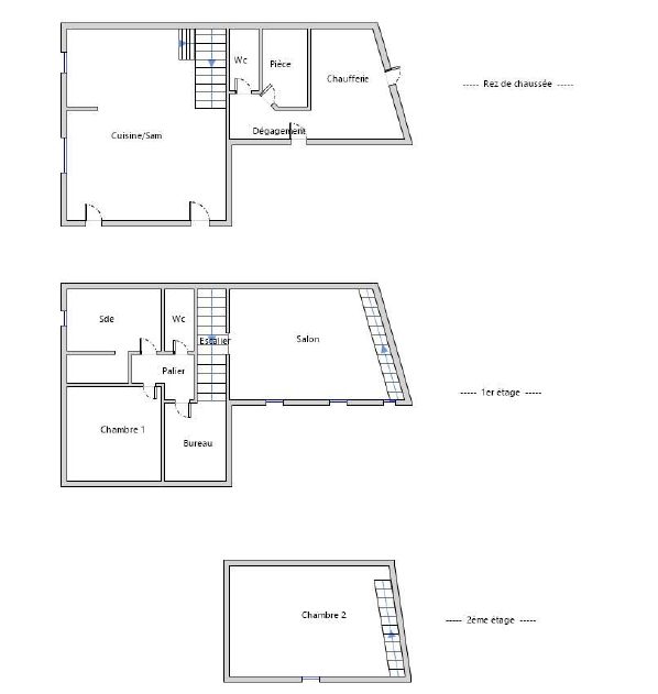 Maison 3 chambres - terrasse- extérieur utilisé en parking Saint-Lager 69220