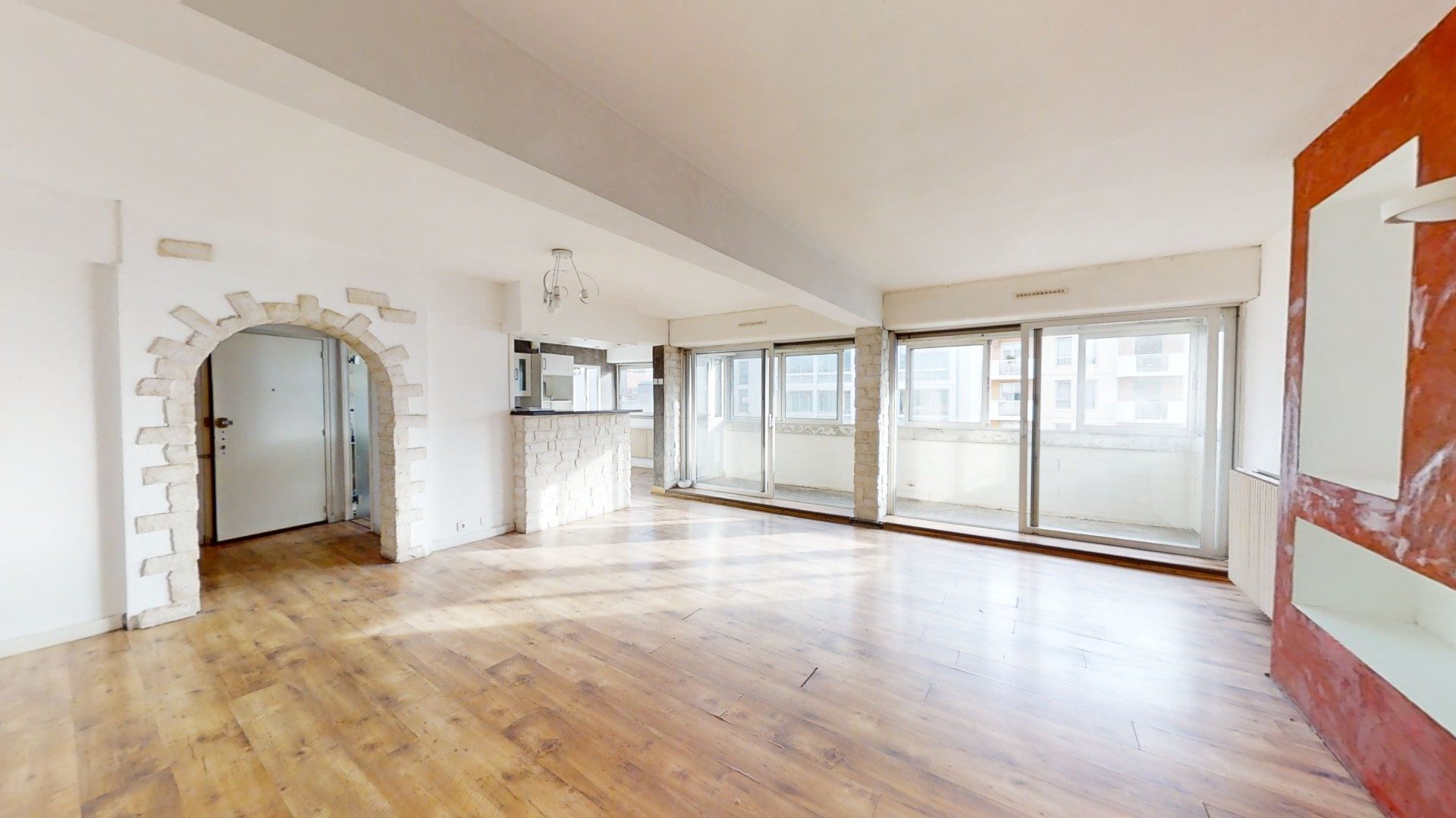 Appartement T4 lumineux de 110m2 et garage, Bellevue