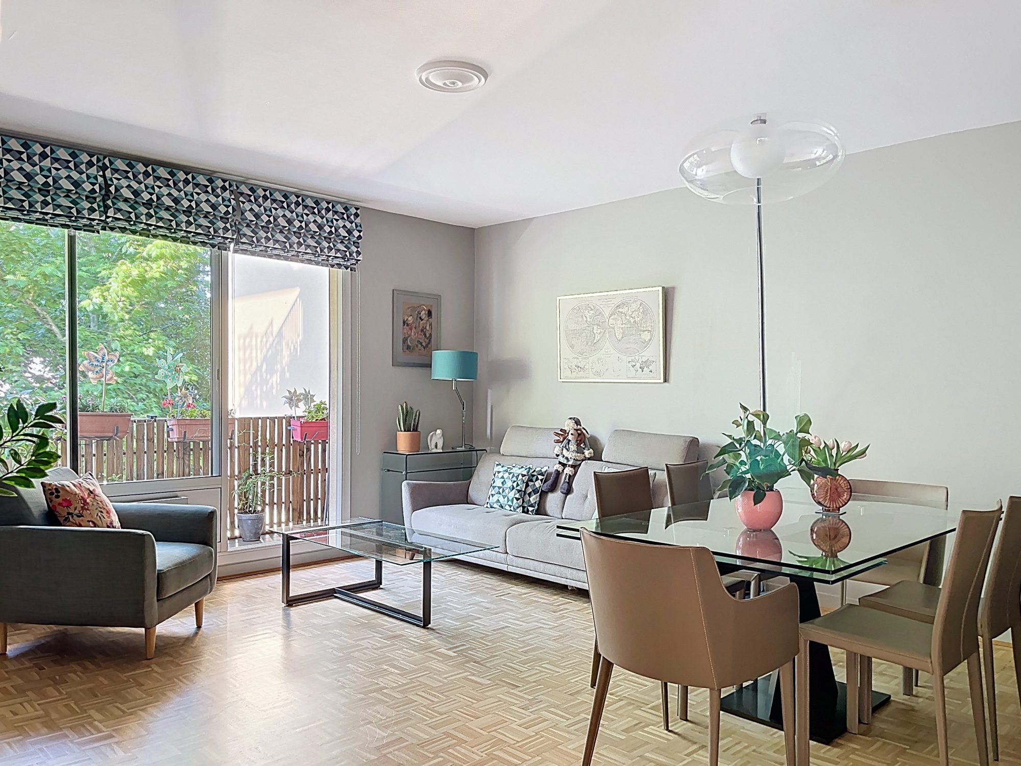 A VENDRE EN EXCLUSIVITE T4 lumineux avec balcon – Étage élevé, vue dégagée, cadre verdoyant et calme ! Villeurbanne 69100