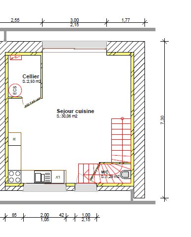 grange à rénover avec jardin et 2 parking privé Saint-Georges-de-Reneins 69830