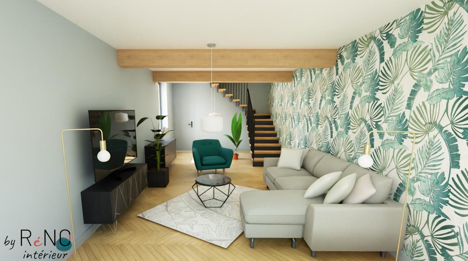 Maison de ville à rénover avec jardin