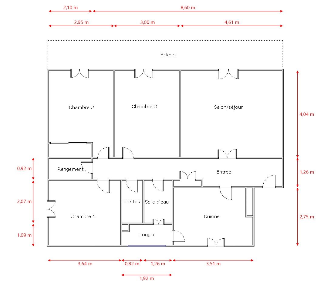 SOUS COMPROMIS T.4 DE 80M2 Neuville-sur-Saône 69250