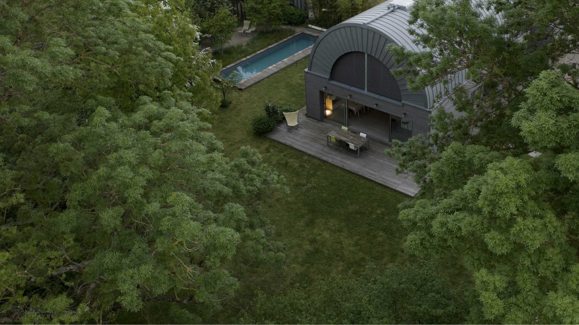 COUP DE COEUR POUR CETTE MAISON D'ARCHITECTE AU COEUR D'UN ECRIN DE VERDURE