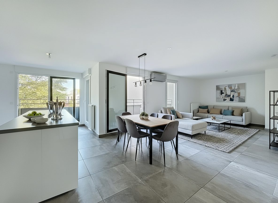 Magnifique duplex au calme avec 4 chambres et balcon